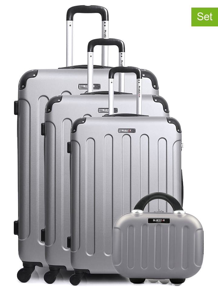 BlueStar 4-częściowy zestaw "Madrid" w kolorze srebrnym rozmiar: onesize