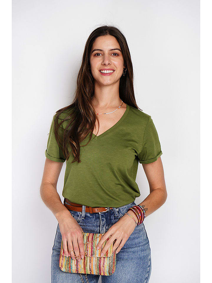 William de Faye Koszulka w kolorze zielonym rozmiar: 34