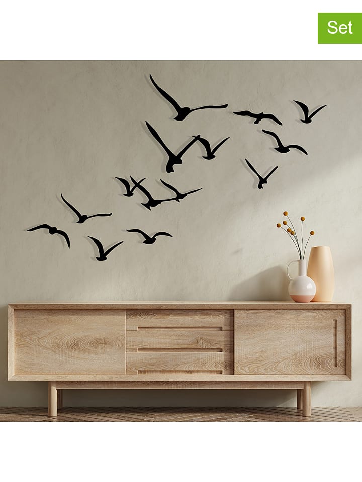 ABERTO DESIGN Dekoracje ścienne (11 szt.) "Migration" rozmiar: onesize