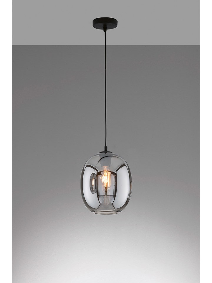 FISCHER & HONSEL Lampa wisząca "Nayla" w kolorze szarym - Ø 21 cm rozmiar: onesize