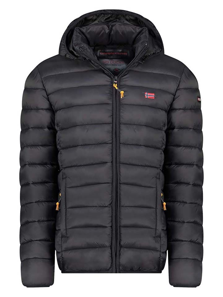 Geographical Norway Kurtka pikowana "Amigolor" w kolorze czarnym rozmiar: M