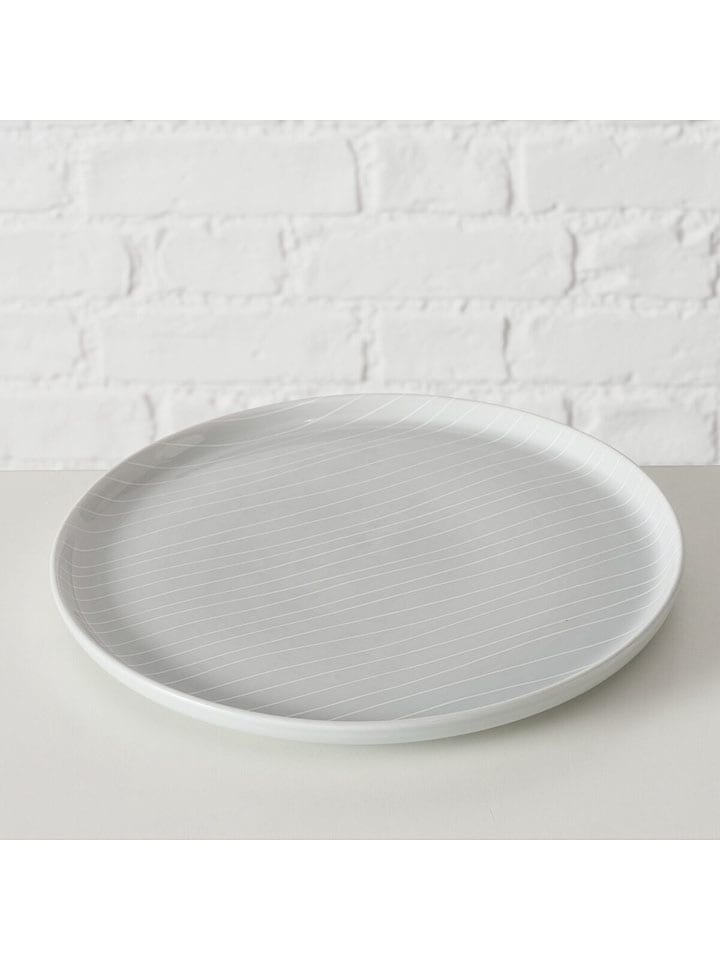 Boltze Talerz "Bergen" w kolorze szarym - Ø 21 cm rozmiar: onesize