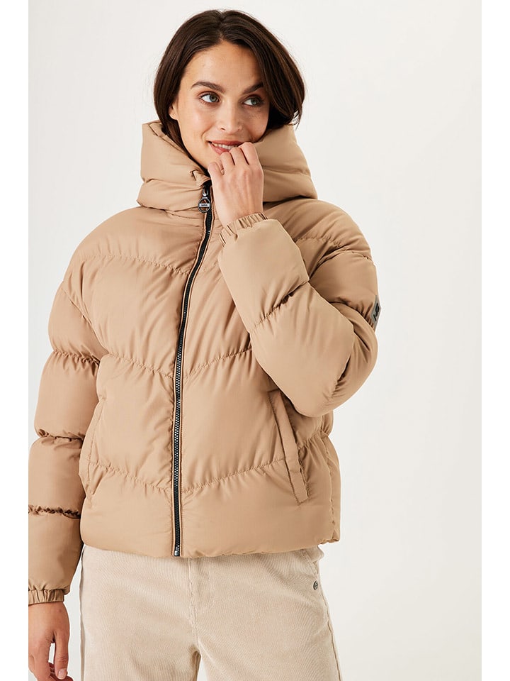 Garcia Kurtka pikowana w kolorze beżowym rozmiar: XL