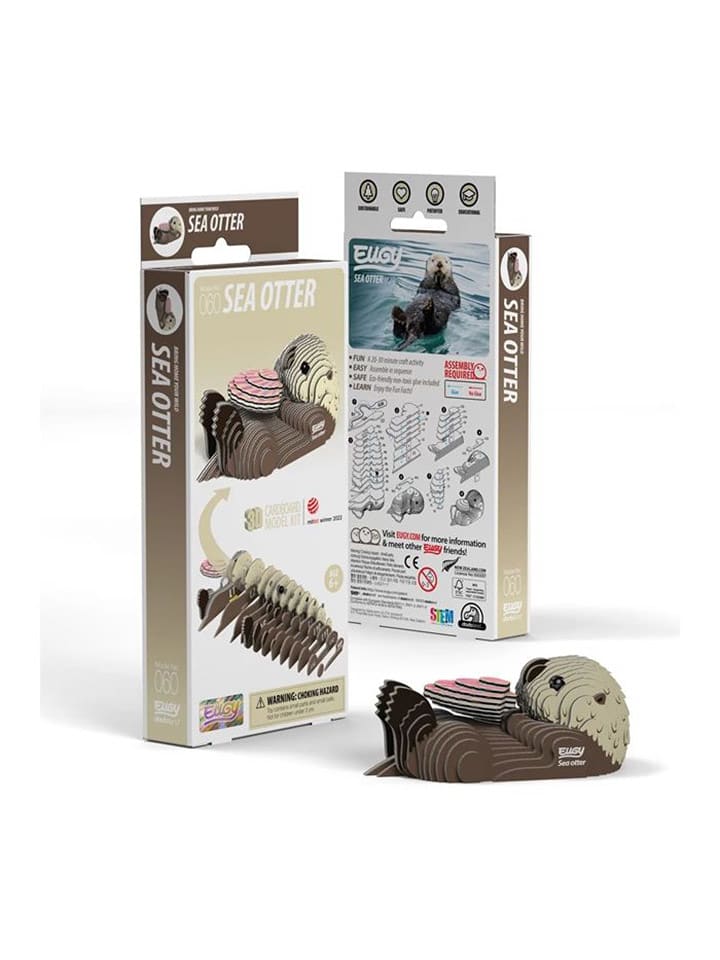Eugy Zestaw 3D "Sea Otter" do majsterkowania - 6+ rozmiar: onesize