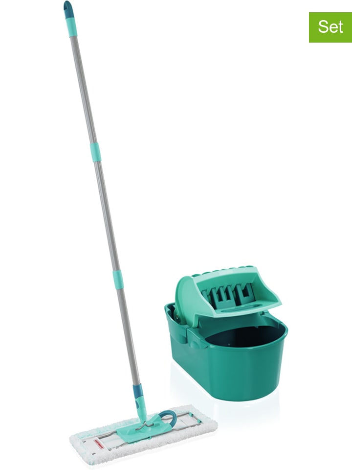 Leifheit 2-częściowy zestaw "Profi Compact" w kolorze turkusowym rozmiar: onesize