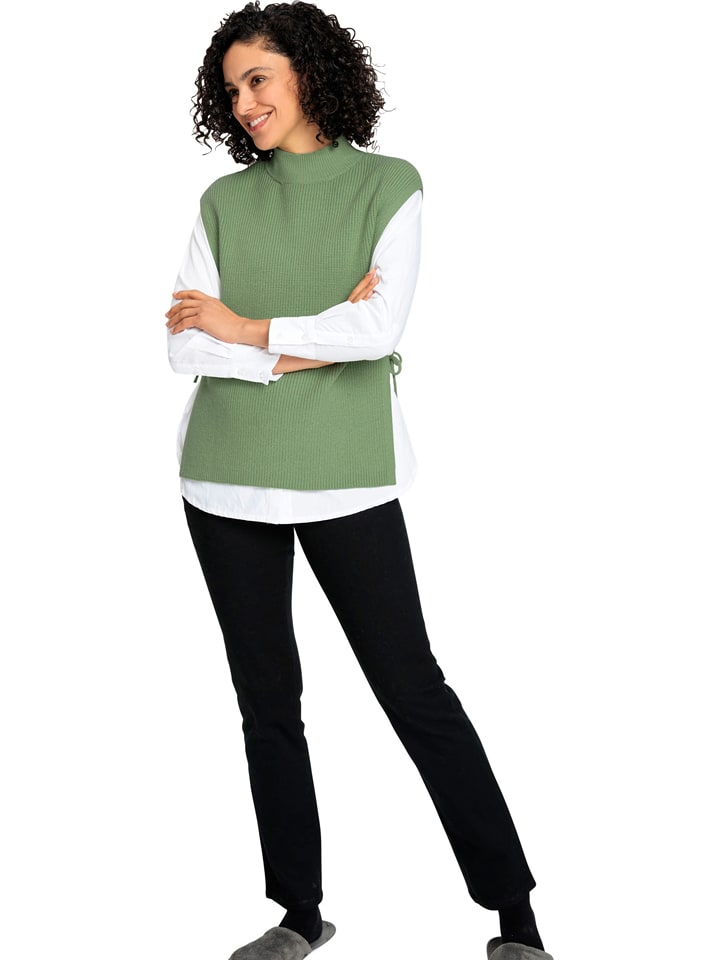 WITT WEIDEN Bezrękawnik w kolorze zielonym rozmiar: 46