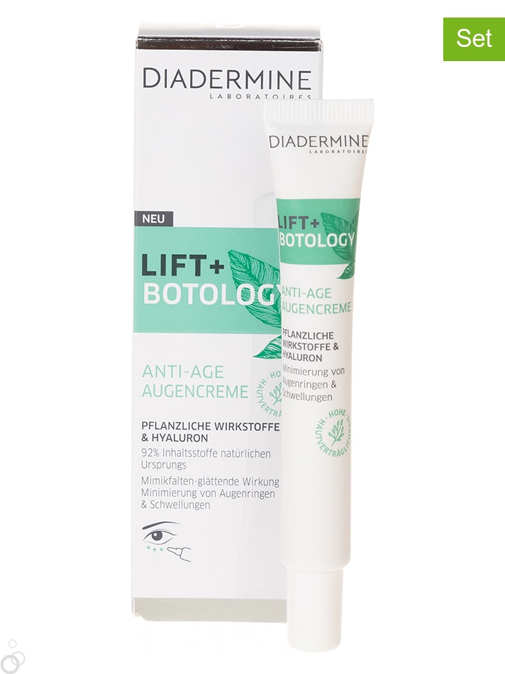DIADERMINE Kremy pod oczy (3 szt.) "Lift+Botology" - po 15 ml rozmiar: onesize