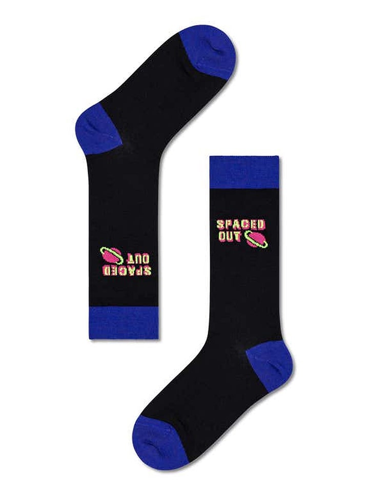 Happy Socks Skarpety "Ruby" w kolorze niebiesko-czarnym rozmiar: 35-38