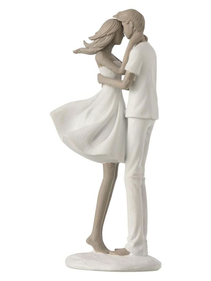 J Line Figurka dekoracyjna w kolorze białym - wys. 24,5 cm rozmiar: onesize