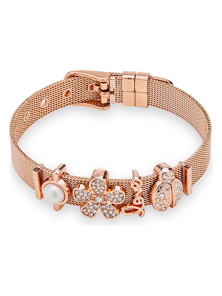 U.S. Polo Assn. Pozłacana bransoletka z kryształami rozmiar: onesize