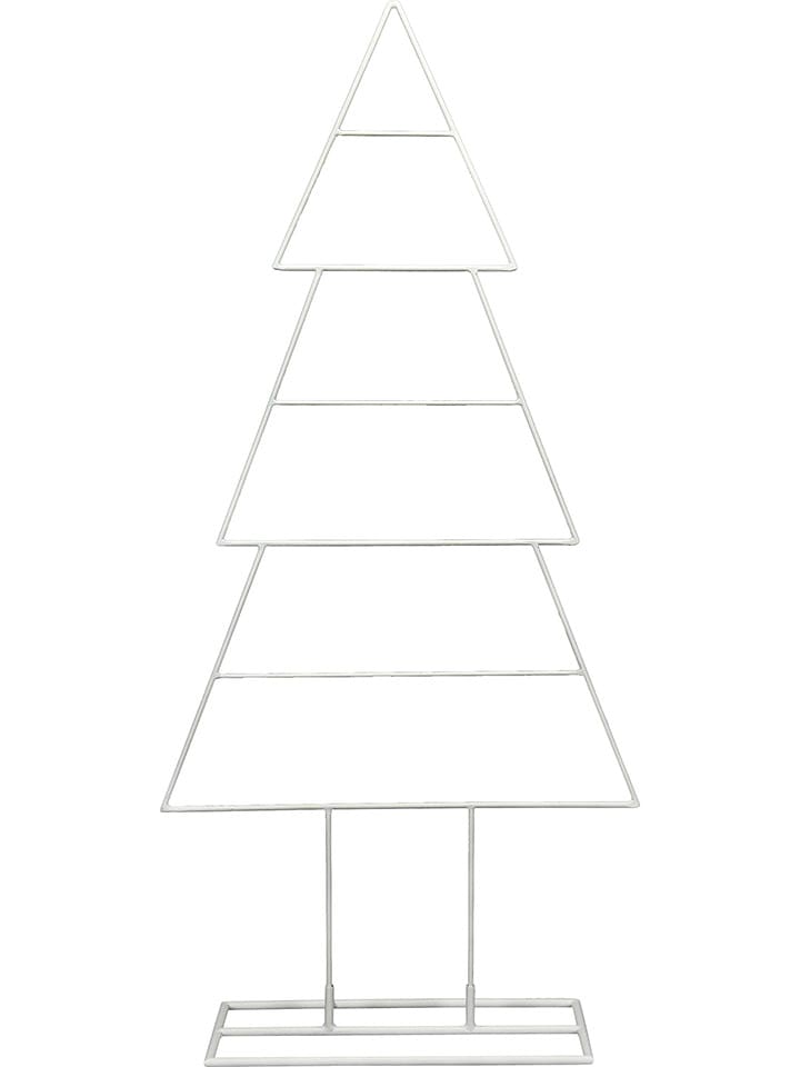 POSIWIO Figurka dekoracyjna "Tree" w kolorze białym - 54,5 x 117 cm rozmiar: onesize