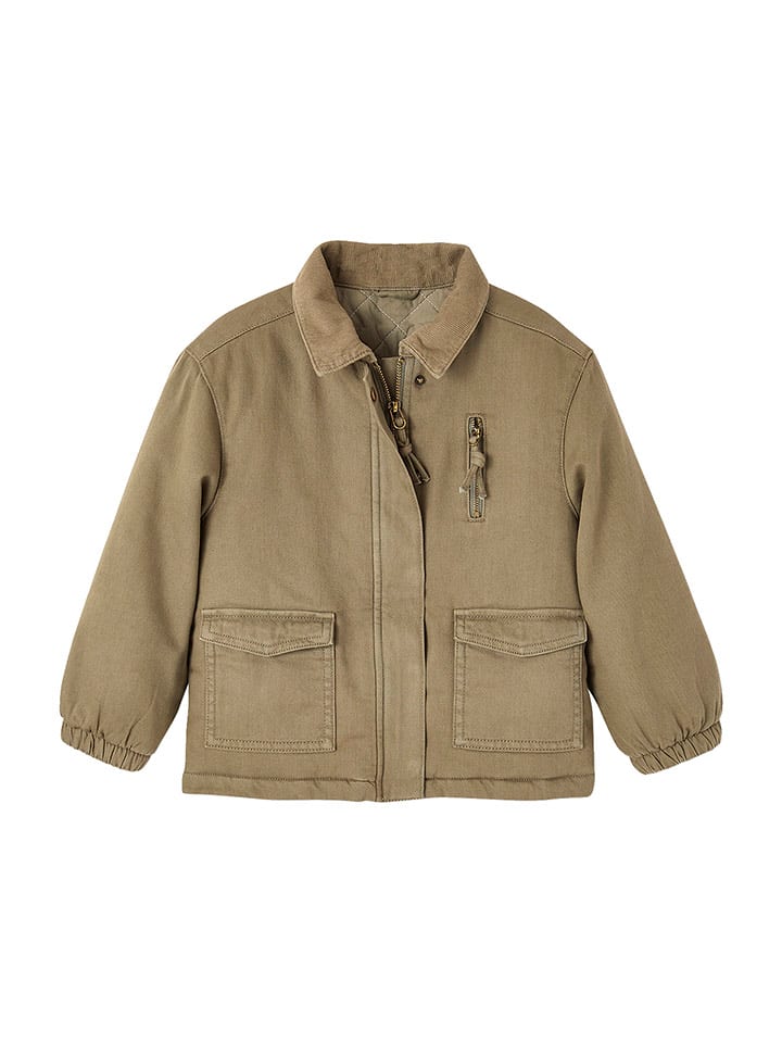 vertbaudet Kurtka przejściowa w kolorze khaki rozmiar: 116