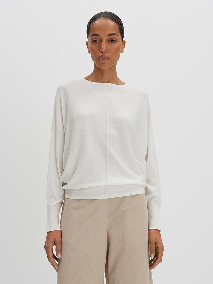 Someday Sweter w kolorze białym rozmiar: 36