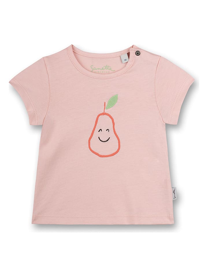 Sanetta Kidswear Koszulka "Fresh Fruits" w kolorze jasnoróżowym rozmiar: 74