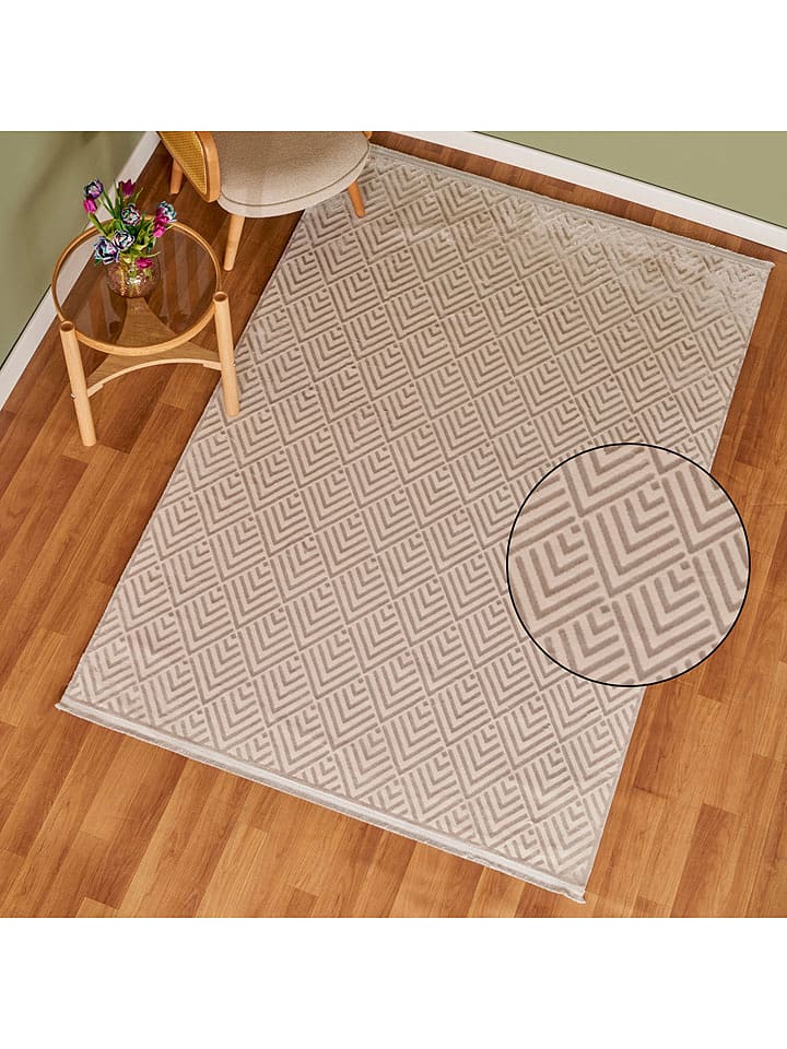 BELLA MAISON Dywan "Veluna" w kolorze beżowym rozmiar: 160x230 cm