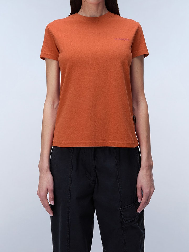 Napapijri Koszulka w kolorze czerwonym rozmiar: XS