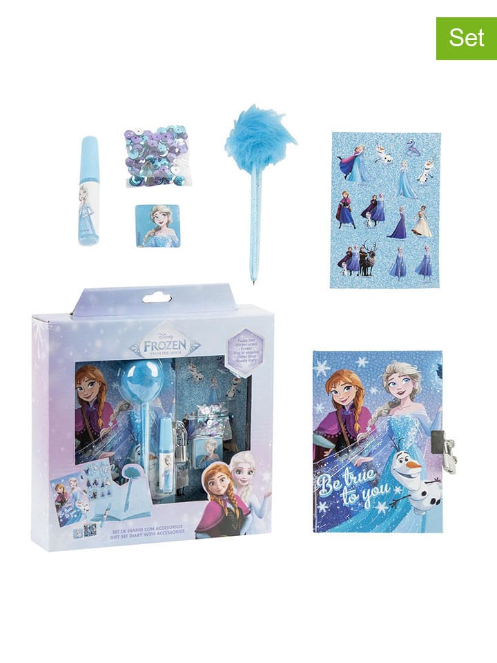 Disney Frozen Zestaw "Frozen" w kolorze błękitnym do pisania rozmiar: onesize