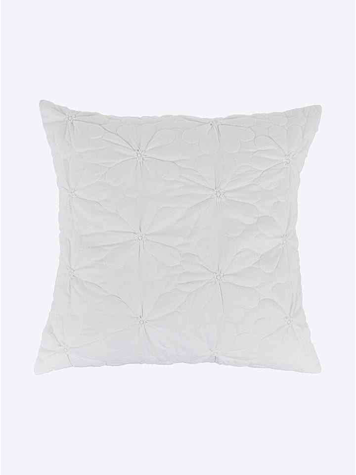 heine home Poszewka w kolorze białym na poduszkę rozmiar: 80x80 cm