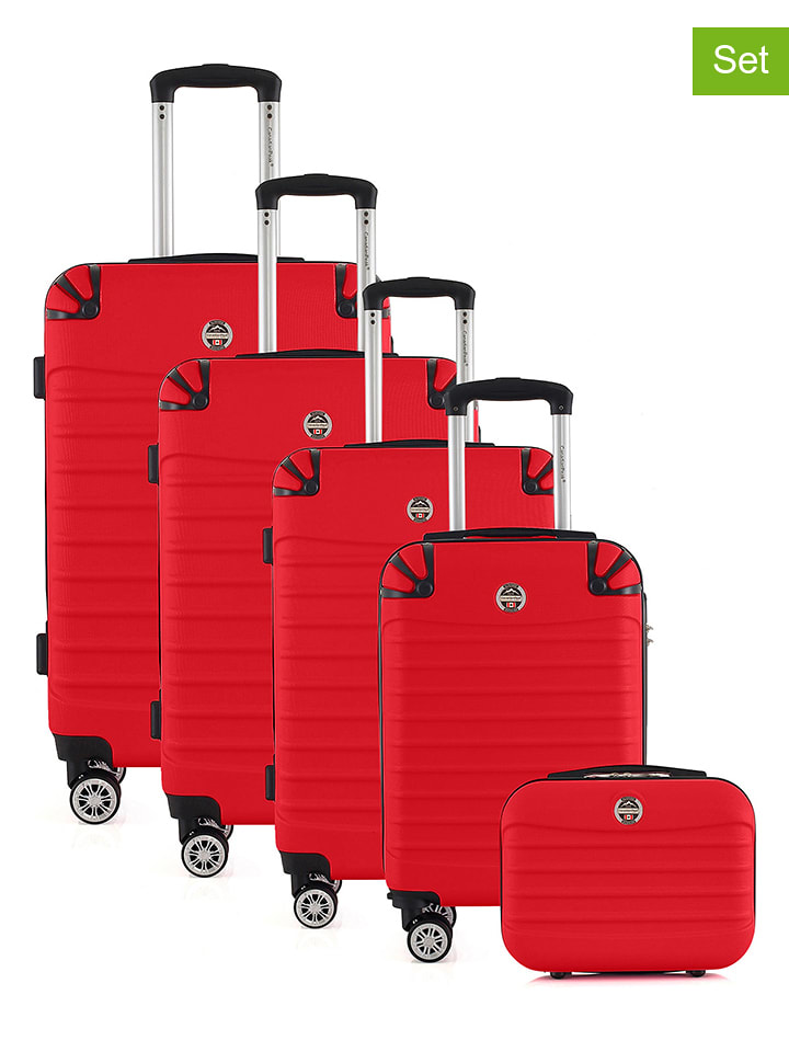 Canadian Peak 5-częściowy zestaw "Shokeak" w kolorze czerwonym rozmiar: onesize