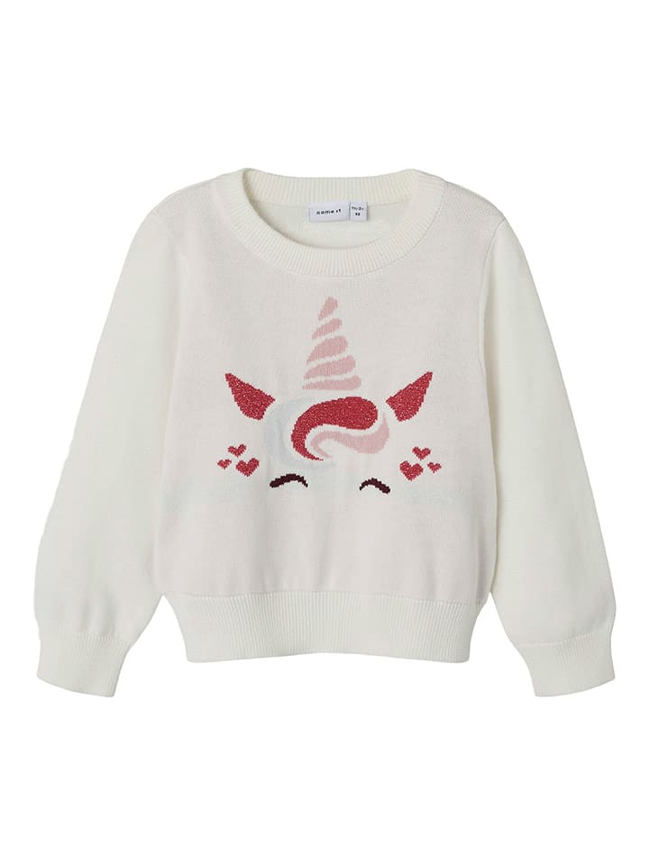 name it Sweter w kolorze białym rozmiar: 98