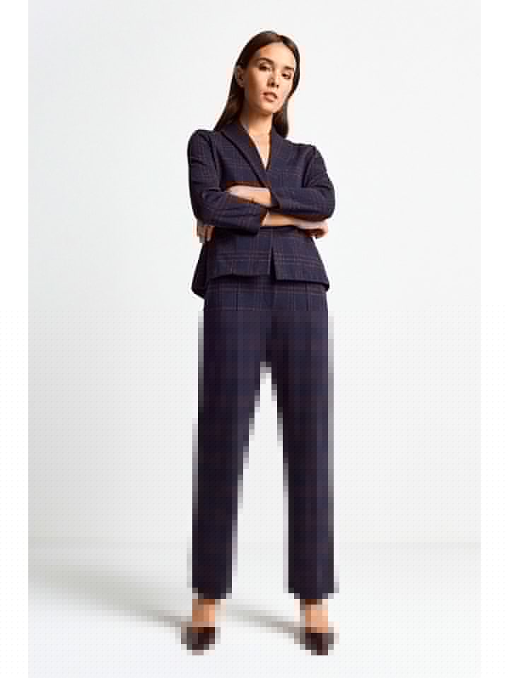 Rich & Royal Spodnie w kolorze granatowym rozmiar: S