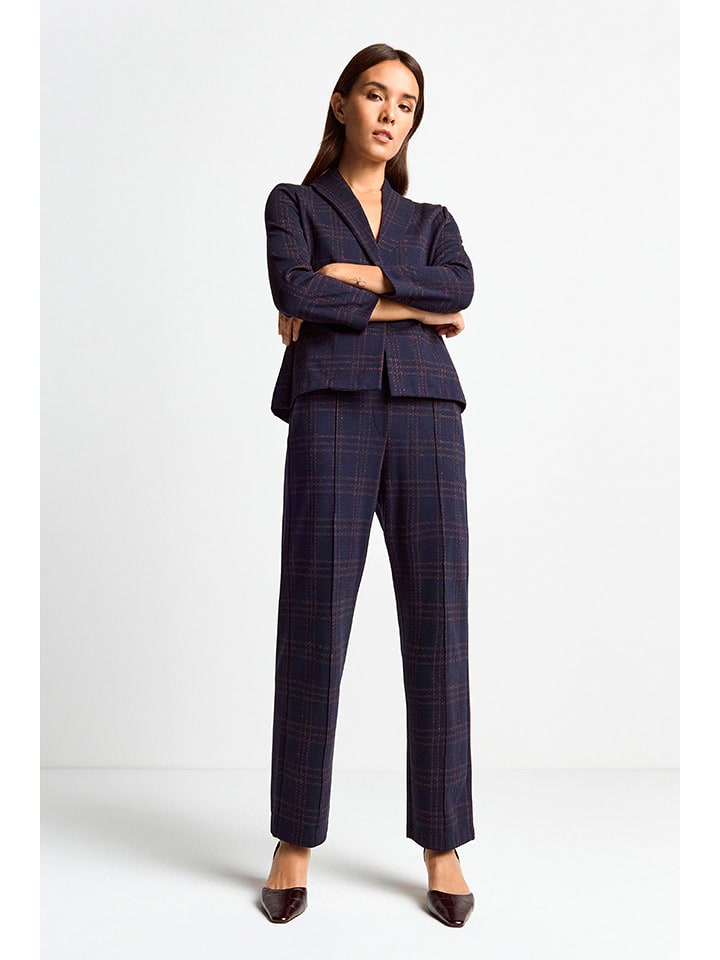 Rich & Royal Spodnie w kolorze granatowym rozmiar: S