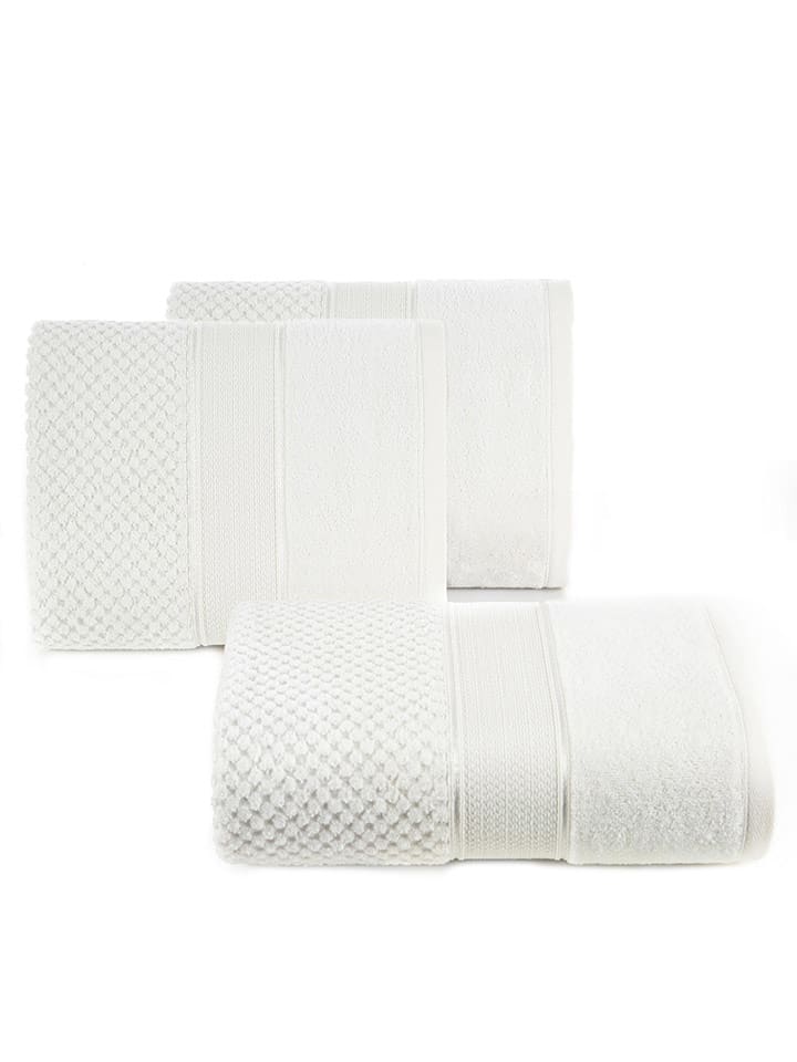 Eurofirany Ręcznik "Jessi" w kolorze białym rozmiar: 70x140 cm