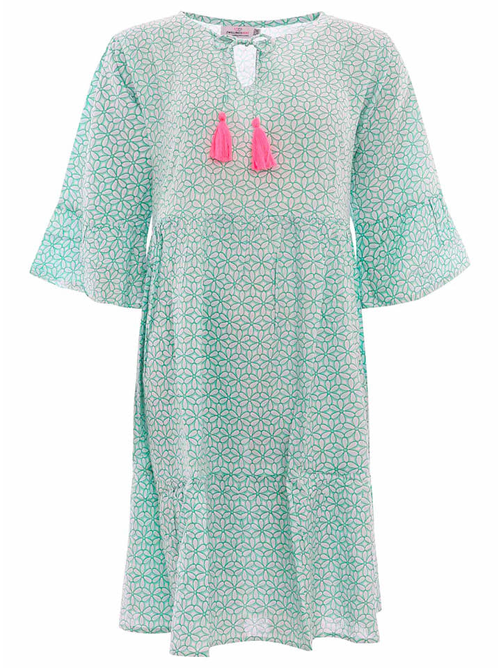 Zwillingsherz Sukienka "Berta" w kolorze miętowym rozmiar: onesize