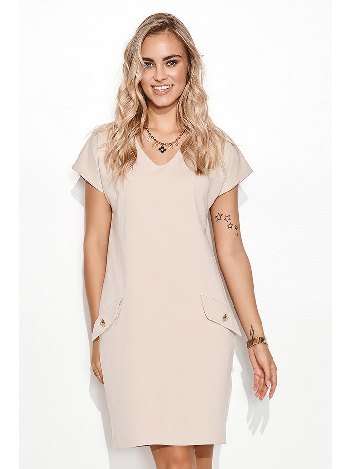 Makadamia Sukienka w kolorze jasnobeżowym rozmiar: 36/38