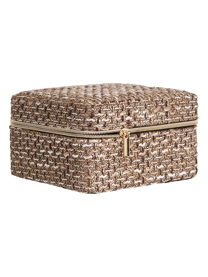 House Nordic Szkatułka "Marrakech" w kolorze brązowym - 11 x 6,5 x 11 cm rozmiar: onesize