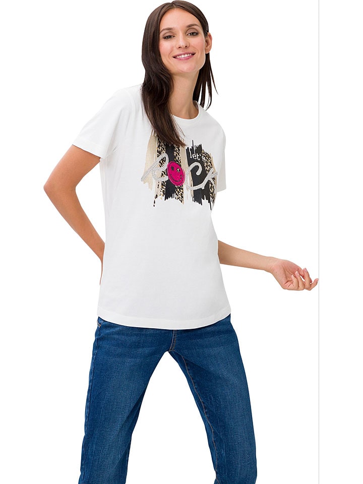 Heine Koszulka w kolorze kremowym rozmiar: 46