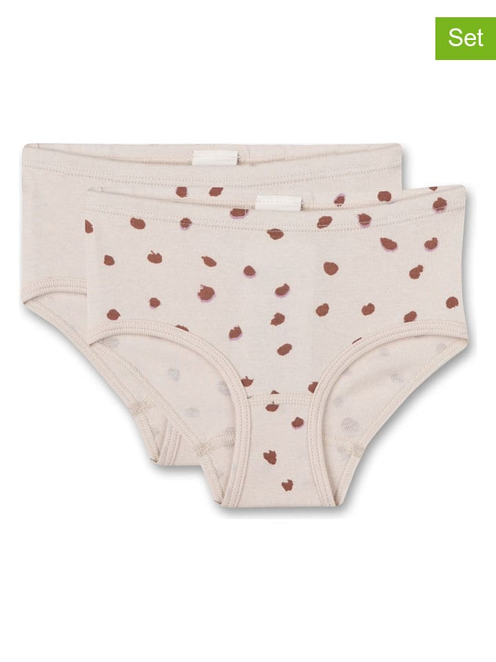 Sanetta Majtki (2 pary) w kolorze beżowym rozmiar: 116