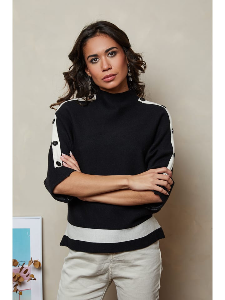 Joséfine Sweter "Ishta" w kolorze czarnym rozmiar: M