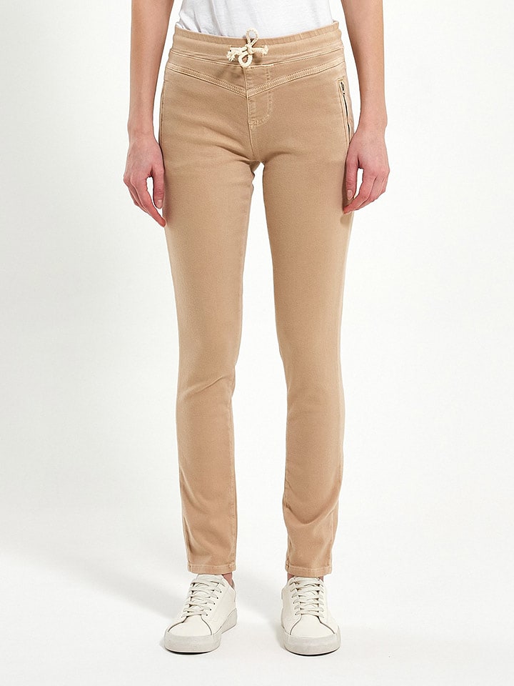 LTB Spodnie "Naroso" w kolorze szarobrązowym rozmiar: L