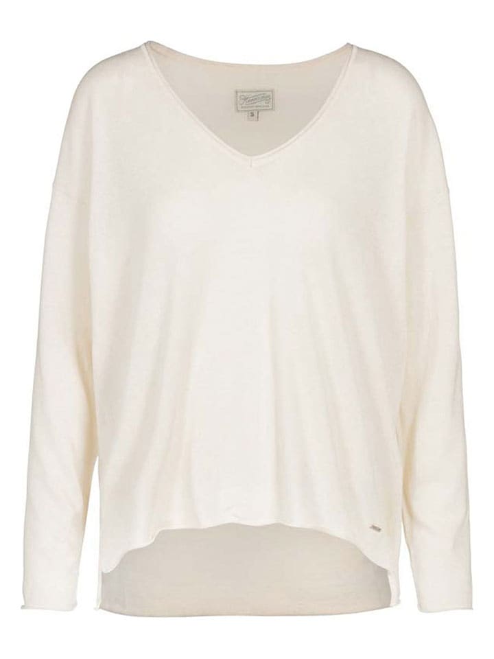 Herrlicher Sweter w kolorze kremowym rozmiar: L