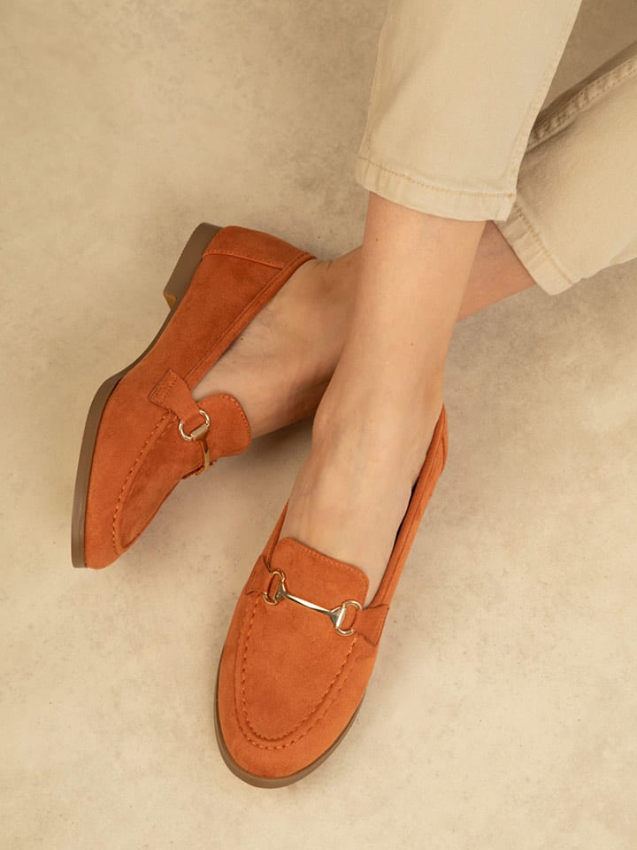 Bellucci Mokasyny w kolorze pomarańczowym rozmiar: 38