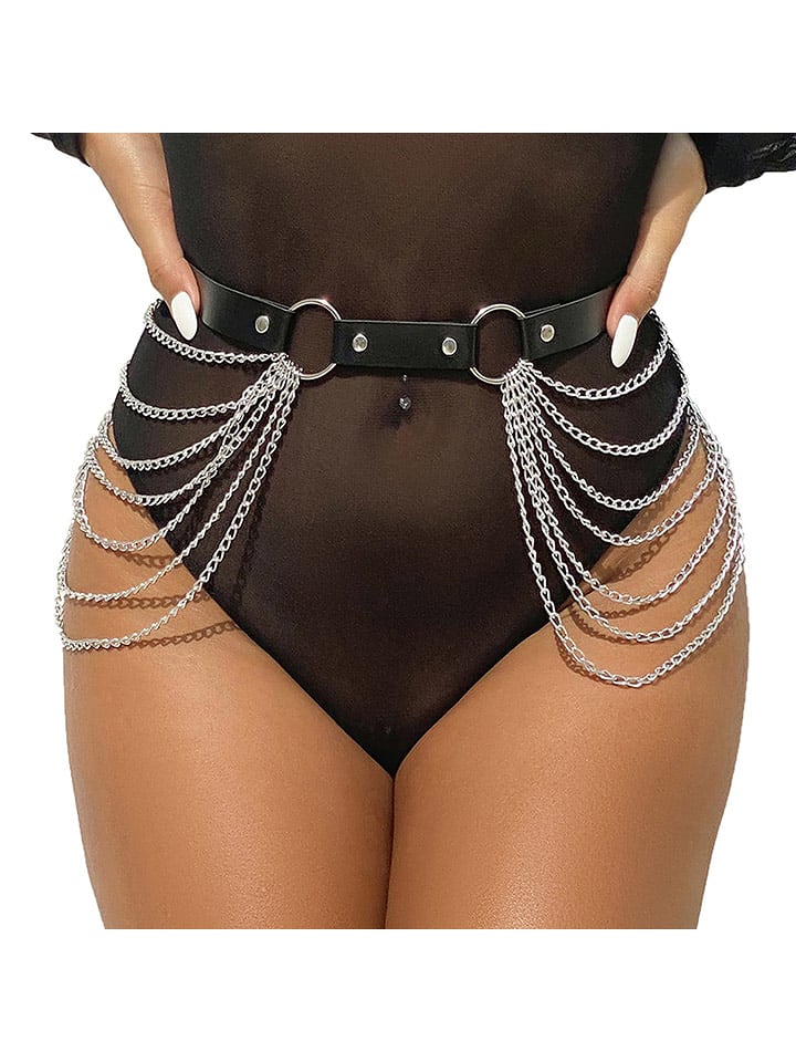 INTIMAX Paski harness w kolorze czarnym rozmiar: S