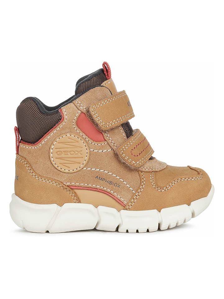 Geox Botki "Flexyper" w kolorze jasnobrązowym rozmiar: 21