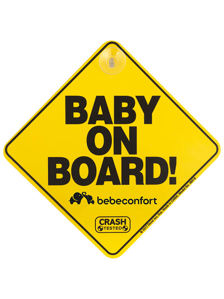 Bebeconfort Tabliczka samochodowa "Baby on Board" w kolorze żółtym rozmiar: onesize