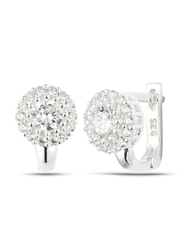 Lodie Silver Srebrne kolczyki-wkrętki z cyrkoniami rozmiar: onesize