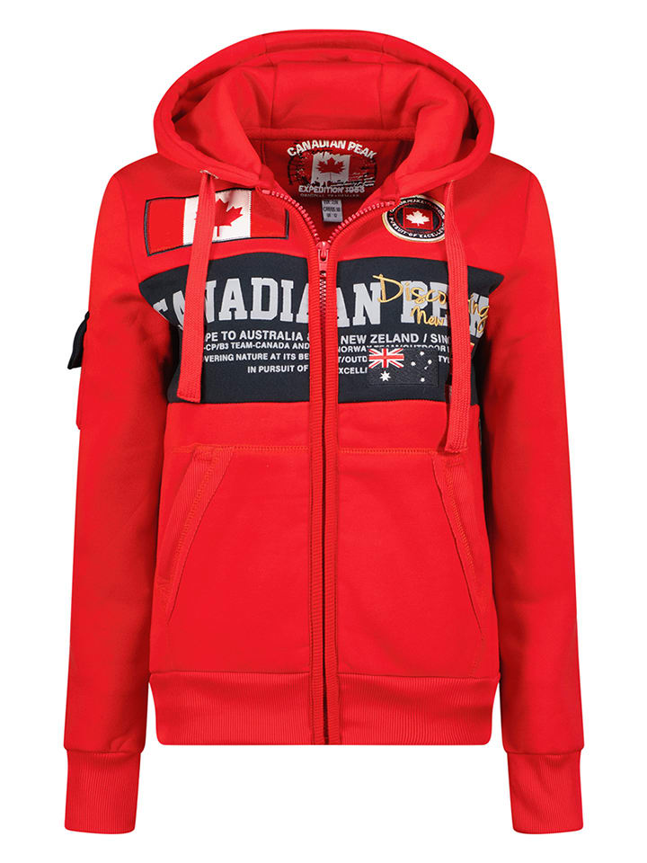 Canadian Peak Bluza "Fipeak" w kolorze czerwonym rozmiar: M