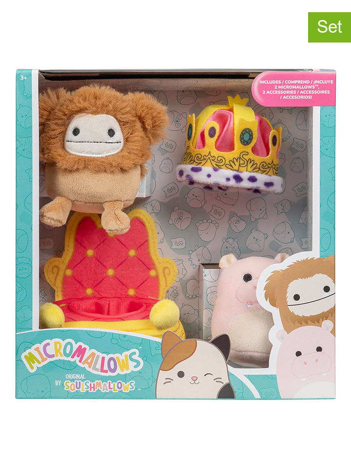 Squishmallows 4-częściowy zestaw Squishmallows w różnych kolorach - 6+ rozmiar: onesize