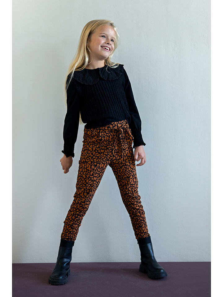 Like Flo Spodnie "Like Flo Flo" w kolorze pomarańczowym rozmiar: 164