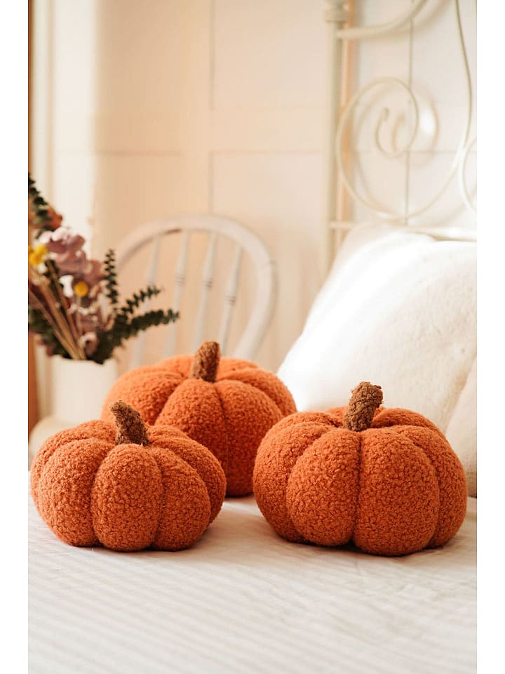 Elizabed Poduszka w kolorze pomarańczowym - Ø 18 cm rozmiar: onesize