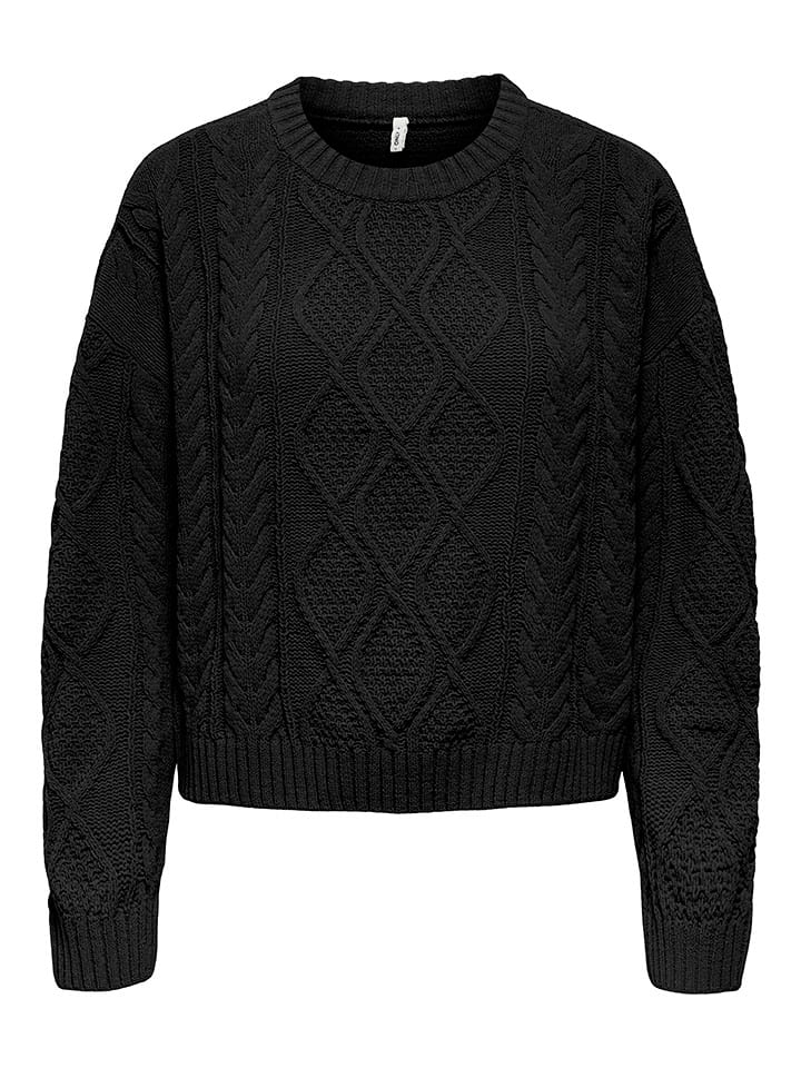ONLY Sweter w kolorze czarnym rozmiar: M