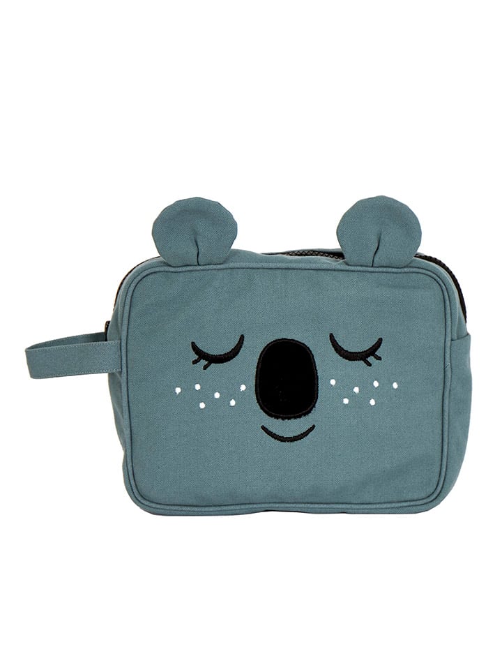 roommate Kosmetyczka "Koala" w kolorze ciemnozielonym - 22 x 17 cm rozmiar: onesize