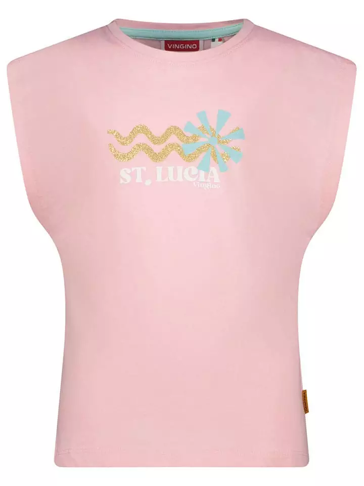 Vingino Koszulka w kolorze jasnoróżowym rozmiar: 164