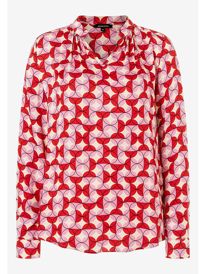 More & More Bluzka w kolorze jasnoróżowo-czerwonym rozmiar: 36