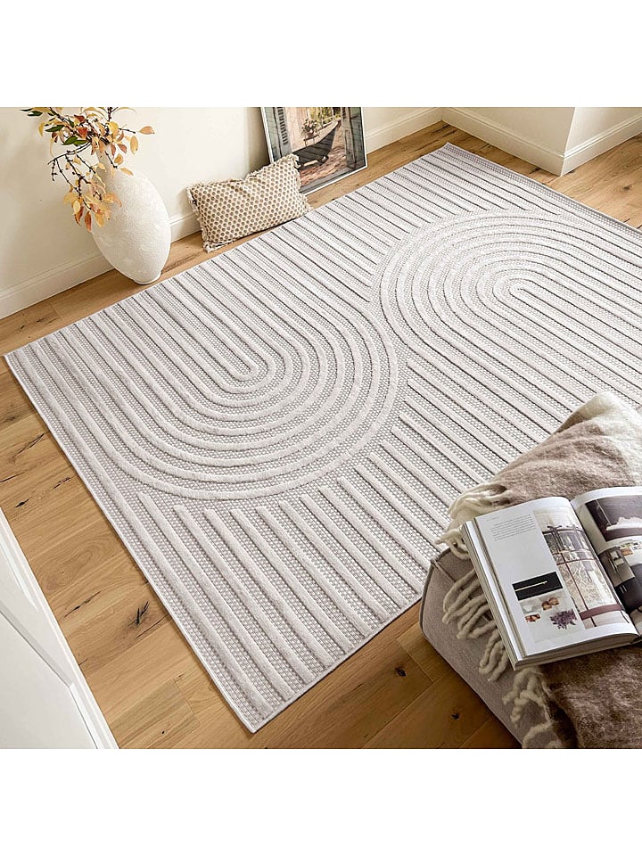 Nazar Dywan "Santorini" w kolorze szarym rozmiar: 80x150cm