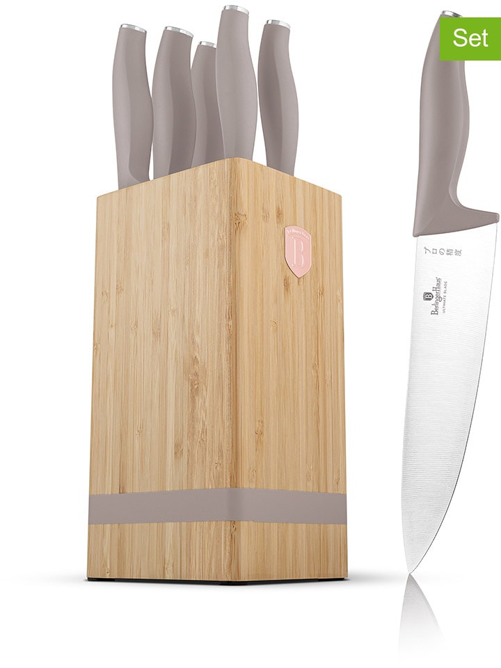 Berlinger Haus 6-częściowy zestaw w kolorze jasnobrązowym rozmiar: onesize